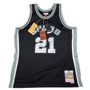 Mitchell & Ness Tim Duncan San Antonio Spurs 1998-99 Diamond Jersey XL New